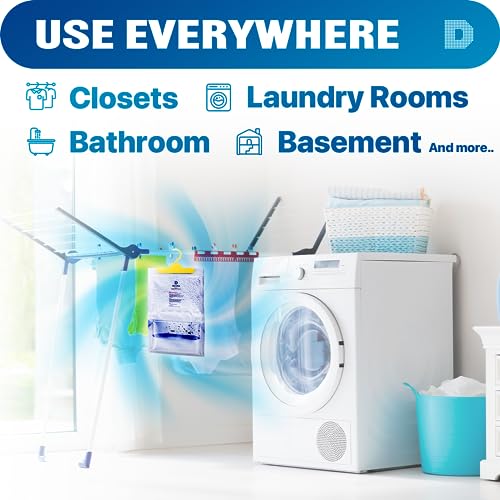 4 Pack Premium Moisture Absorbers for Home (64 Ounce)