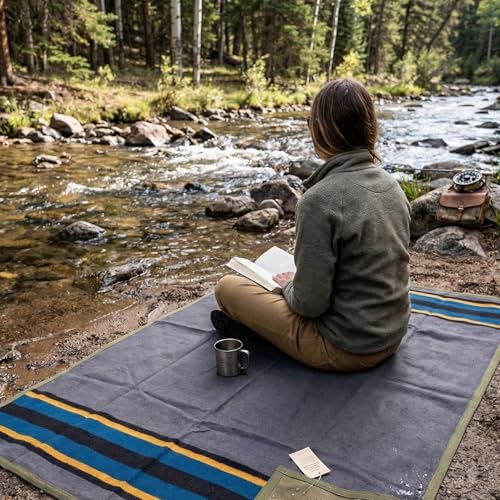 Waxed Canvas Camping Blanket & Bedroll