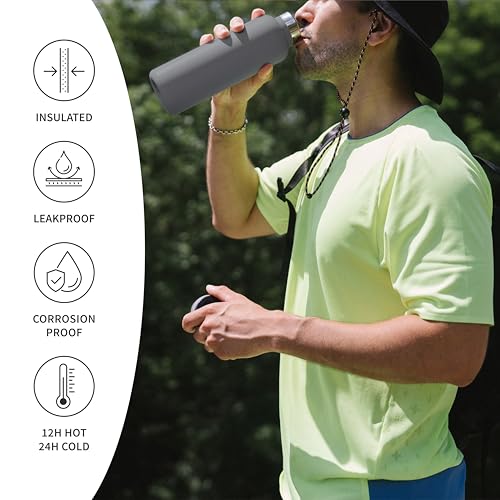 12 oz Stainless Steel Water Bottle