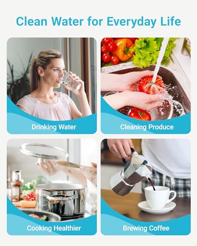 Faucet Filter Compatible with Brita® Faucet (4 Count)