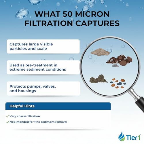 50 Micron 4.5" × 10" Sediment Pre (2 Count)