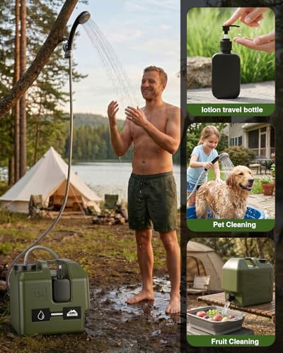 Portable Camping Shower with Water Jug 4