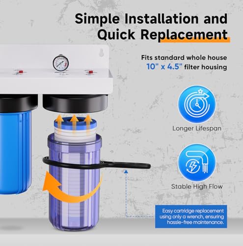 2 Stage Whole House Water Filtration System