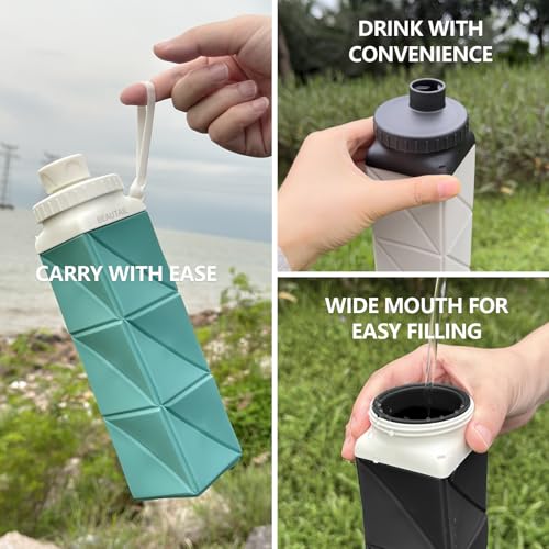 Collapsible Water Bottles 21 oz
