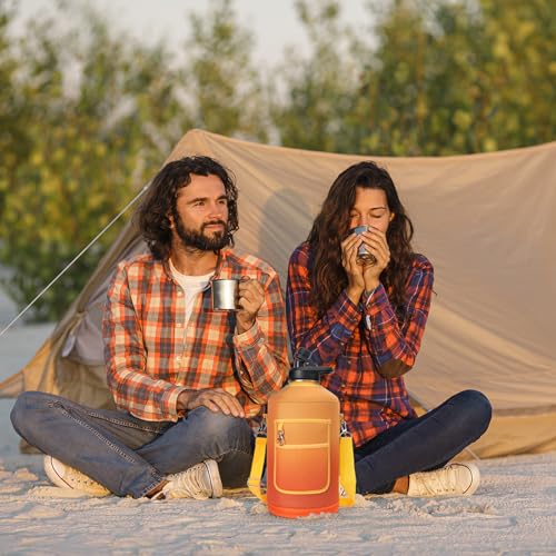Gallon Insulated Water Bottle with Portable Carrier Bag for Outdoor