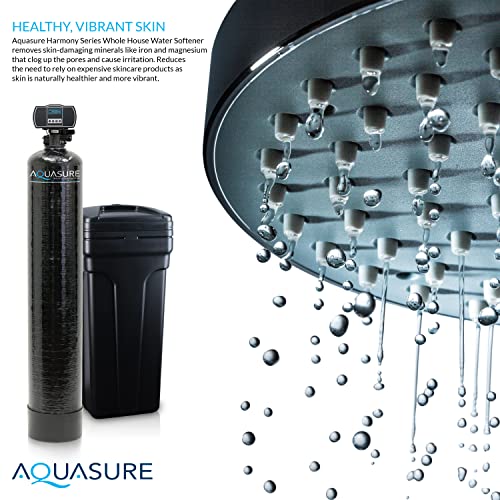 64 000 Grains Whole House Water Filtration Bundle with Digital Metered Control Softener