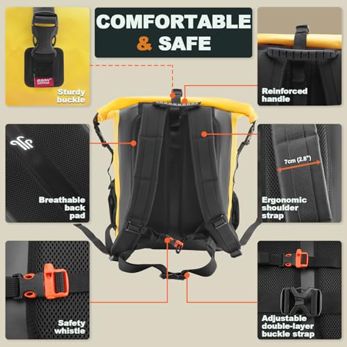 Waterproof Backpack Dry Bag 35L