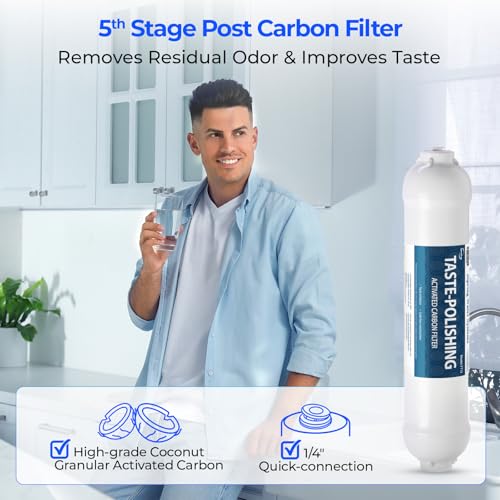 F15 500 Replacement Filter Set for RCS5T 500 GPD Tankless RO System (15 Count)
