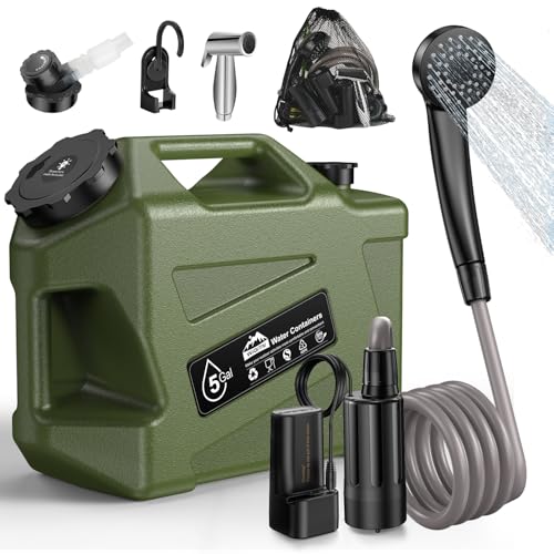 Portable Camping Shower with Water Jug 5
