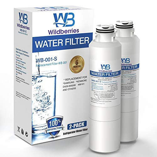 RS25J500DSR AA Replacement for Samsung Refrigerator Water Filter Compatible with Samsung RS25J500DSR (2 Count)