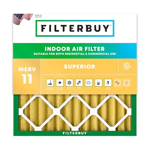 16x16x2 Air Filter MERV 11 Pet & Allergy Defense
