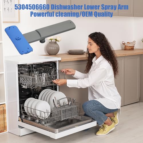 Upgraded 5304506660 Dishwashers Lower Wash Arm Assembly for 5304496886