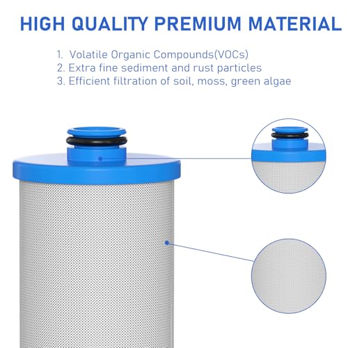 KW1 RV Water Filter 2.5 x 10" Compatible with RCS (4 Count)