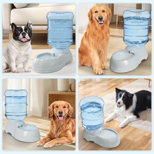 3 Gallon Dog Feeder and Water Dispenser (2 Count)