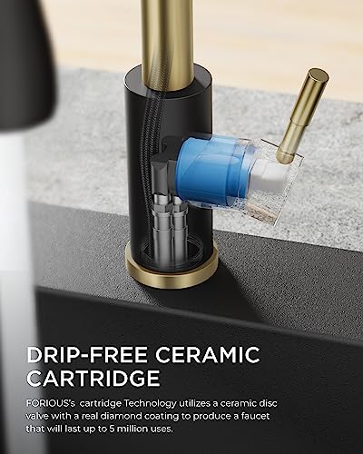Kitchen Faucet with Soap Dispenser