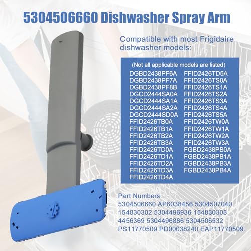 Upgraded 5304506660 Dishwashers Lower Wash Arm Assembly for 5304496886