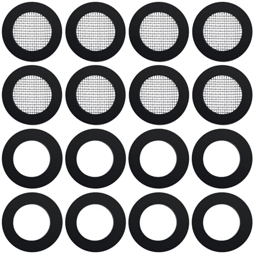 10pcs 1 2" Shower Head Screen Filter Gasket + 10pcs Rubber Washer (20 Count)