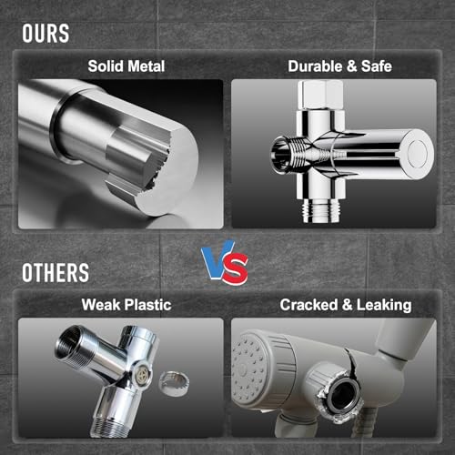 11.8“ Rain Shower Head with Handheld (2 Count)