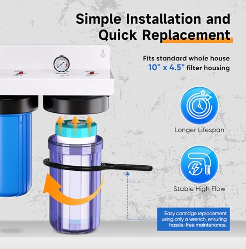 2 Stage Whole House Water Filtration System