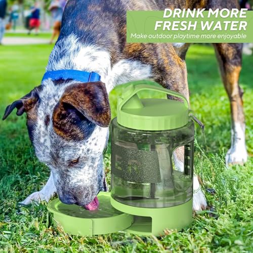 Portable Dog Travel Water Bottle (77 Fl Oz)
