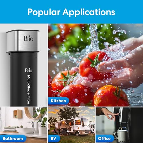 26" Under Sink Water Filter System for Kitchen & Bathroom Faucet
