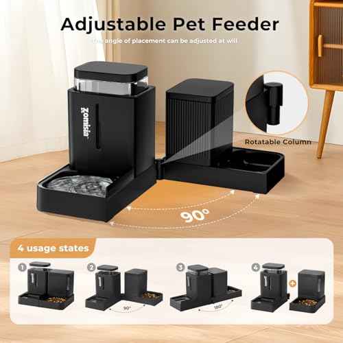 Gravity Cat Feeder and Water Dispenser