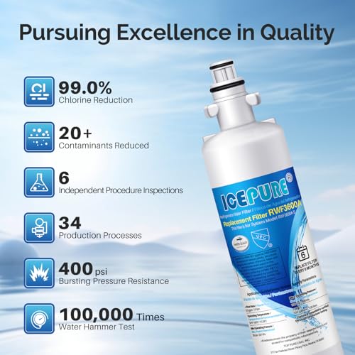 RPWF Refrigerator Water Filter (4 Count)