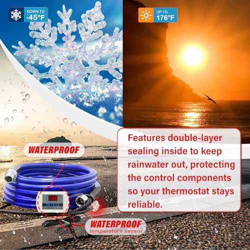 Heated RV Water Hose 15FT (15 Foot)
