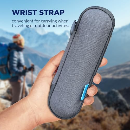 Travel Carrying Case Water Filter Cover Portable Organizer Bag for 7.1inch Personal Water Filter Straw Cover Hard