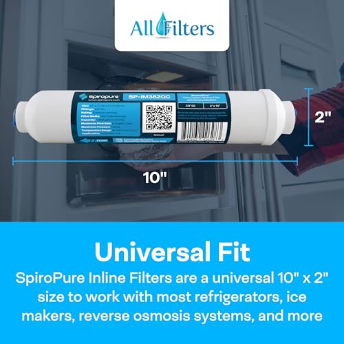 SP IM382QC Inline Alkaline Carbon Water Filter with 3