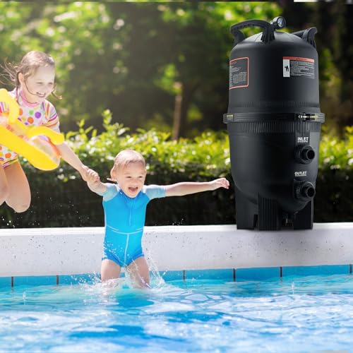 2026 PRO Cartridge Pool Filter Tank & Element for Above Ground & Inground Pools
