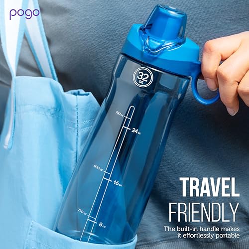 BPA Free Plastic Water Bottle with Chug Lid