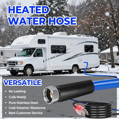 75FT Heated Water Hose for RV