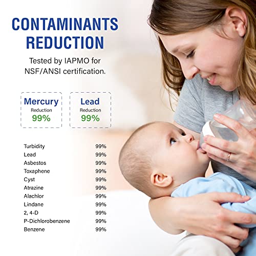 SGF WF1CB Replacement Refrigerator Water Filter for WF1CB