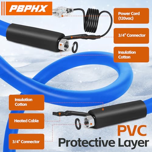 75FT Heated Water Hose for RV