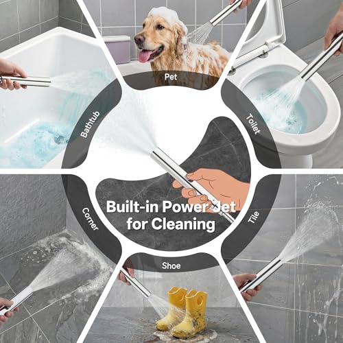 All Metal 10"Luxurious Rain Shower Head with Handheld Spary