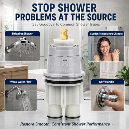 2 Pcs RP46074 Delta Shower Cartridge Compatible with Delta 13