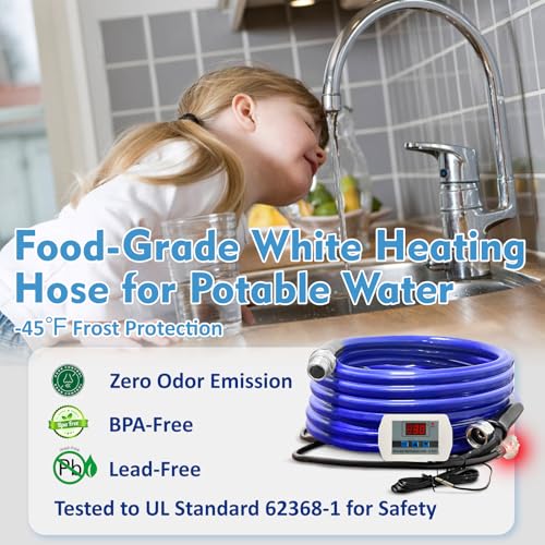 Heated RV Water Hose 15FT (15 Foot)