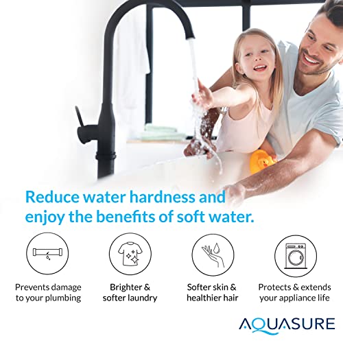 64 000 Grains Whole House Water Filtration Bundle with Digital Metered Control Softener