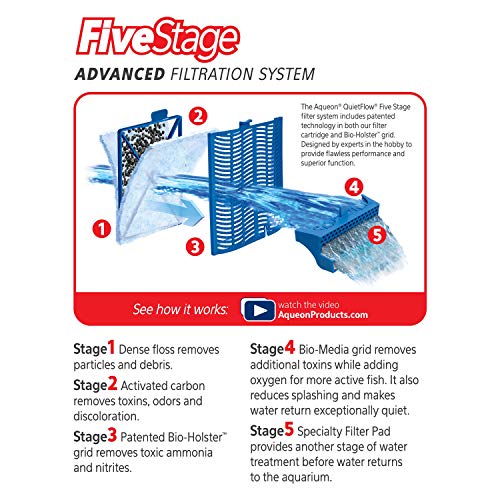 Aquarium Fish Tank Replacement Filter Cartridges Large (9 Count)
