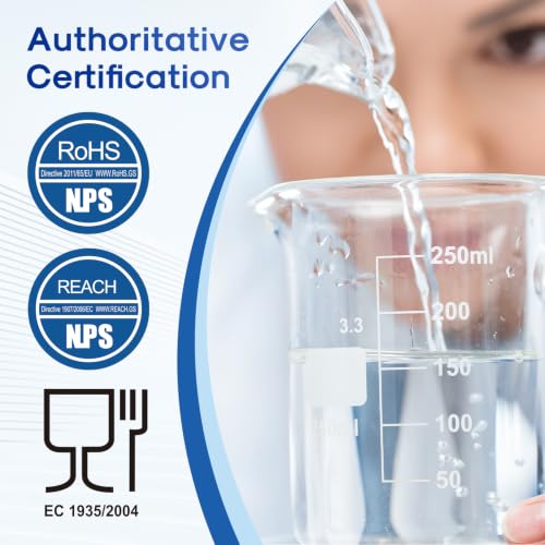 1 Micron 10”*4.5'' Whole House Sediment String Wound Water Filter Replacement filter for 84637 (4 Count)