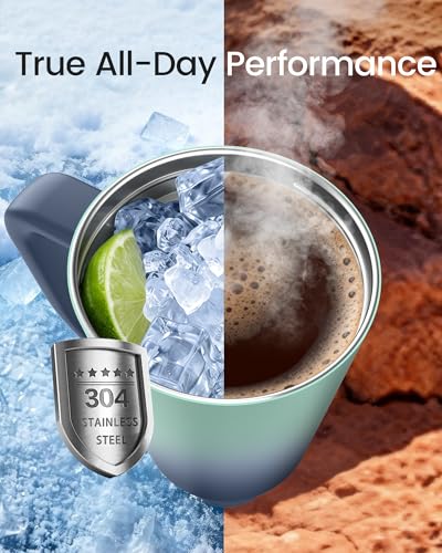 Insulated Mug 100% Leak Proof Insulated Water Bottle for Iced Coffee & Hot Drinks