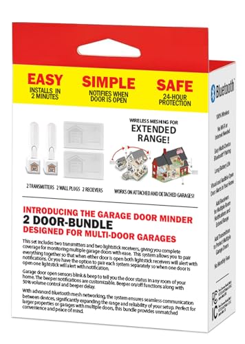 2 Door + 2 Room Combo Pack. 100% Wireless. No Wi