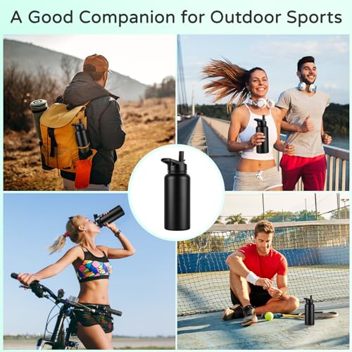 32 oz Insulated Water Bottle Bulk (4 Count)