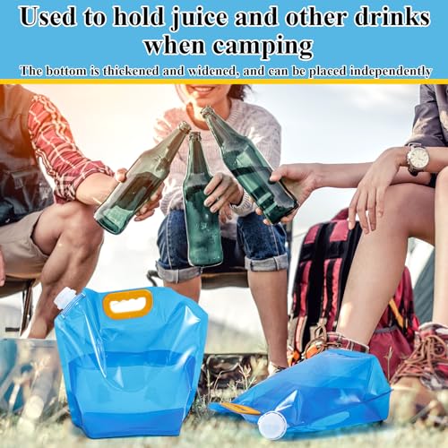 12 Pack 1.3 Gallon Collapsible Water Bags