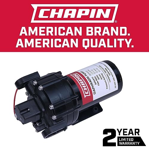 6-9214 12V/3.0 GPM 60 PSI Self-Priming Diaphragm Water Pump for ATVs, Marine, Boating, Water Supply, Camping, RV Recreation & Boom Spray Systems