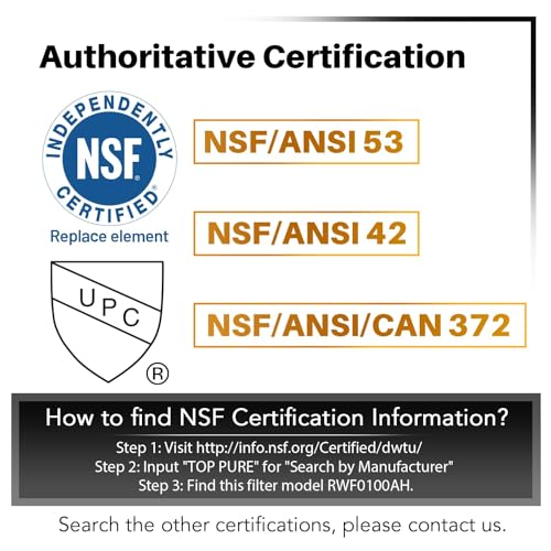 PLUS NSF53&42 Premium 5231JA2002A Refrigerator Water Filter (4 Count)