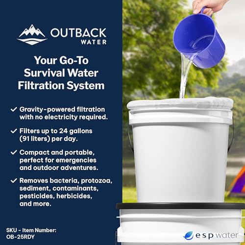 Outback Emergency Water Filter System for Survival Kit