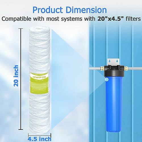 5 Micron Whole House Water Filter Cartridge (6 Count)