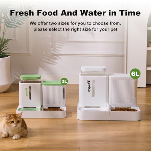 Gravity Cat Feeder and Water Dispenser